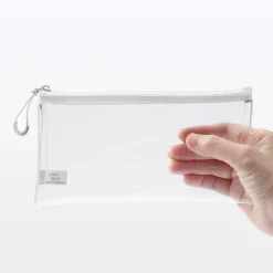 Sale Muji Estuche transparente de TPU 10x19.5cm