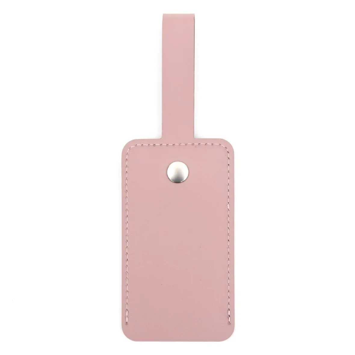 Online Muji Etiqueta de equipaje de cuero reciclado - Rosa