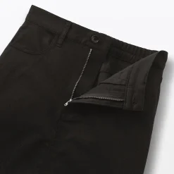 Best Muji Falda acampanada elástica de corte chino para mujer