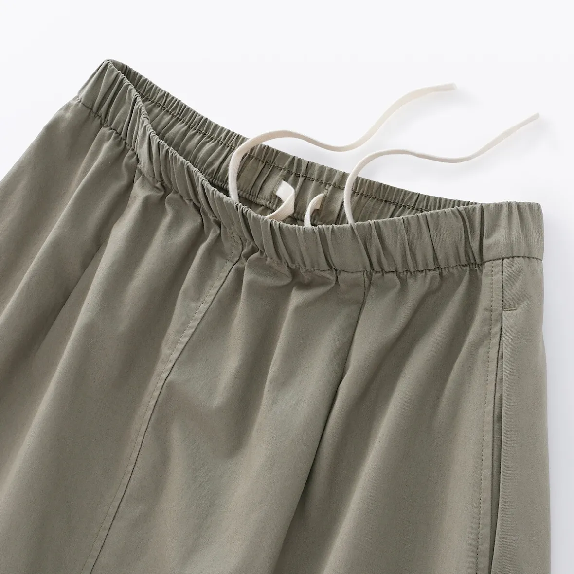 Sale Muji Falda cómoda de corte midi y algodón lavado para mujer