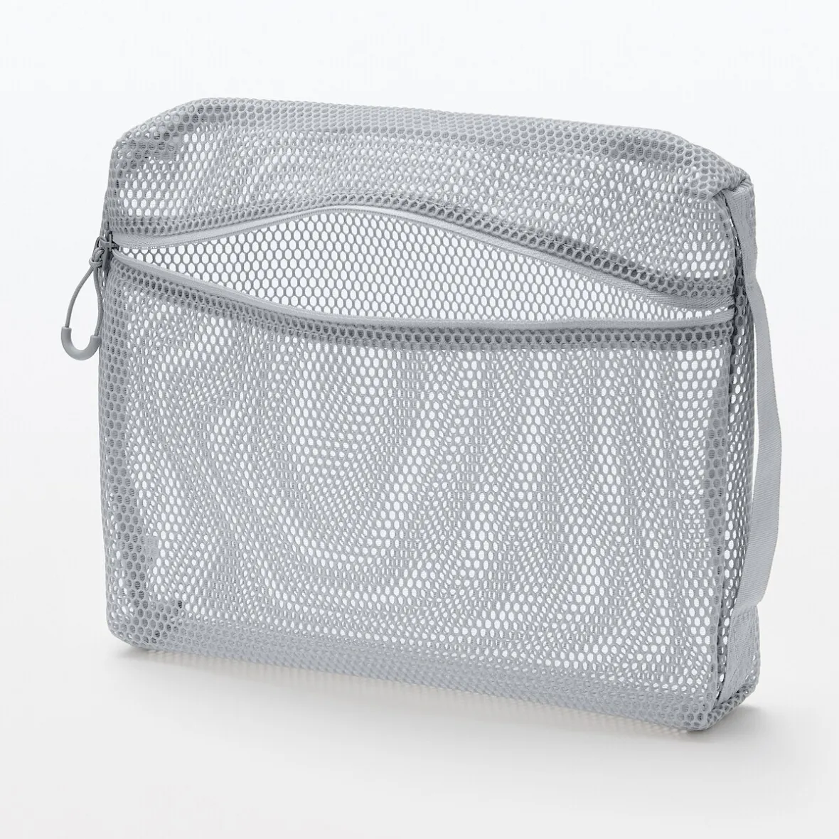 Muji Funda de malla de poliéster - Grande, Gris