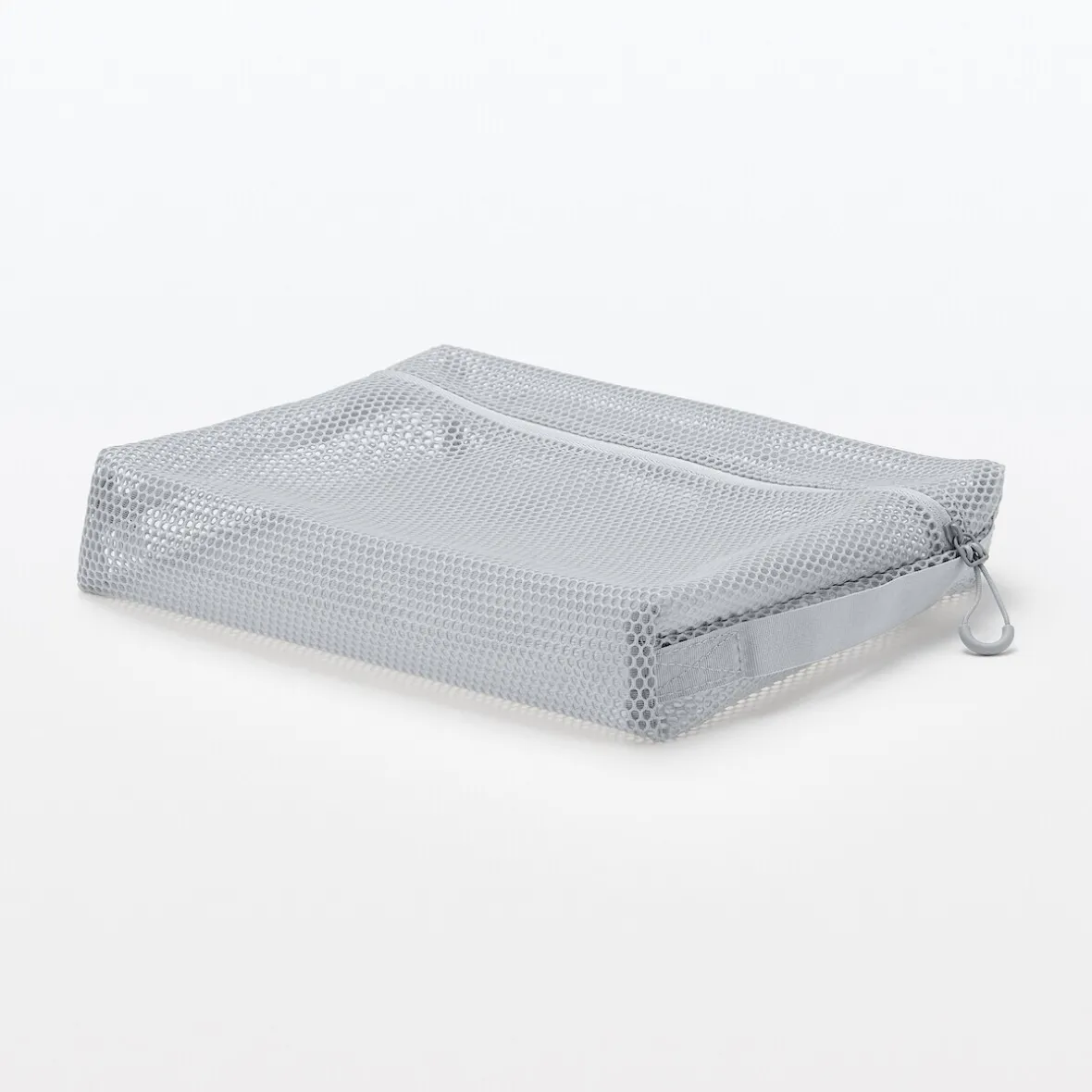 Muji Funda de malla de poliéster - Grande, Gris