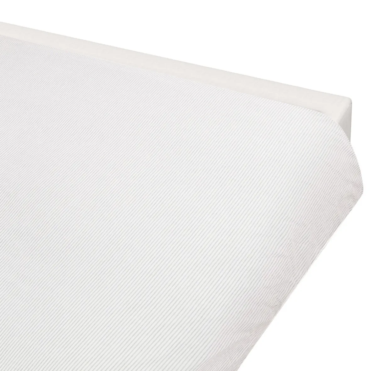 Hot Muji Funda nórdica de algodón con acabado lavado ‐ Doble, Rayé