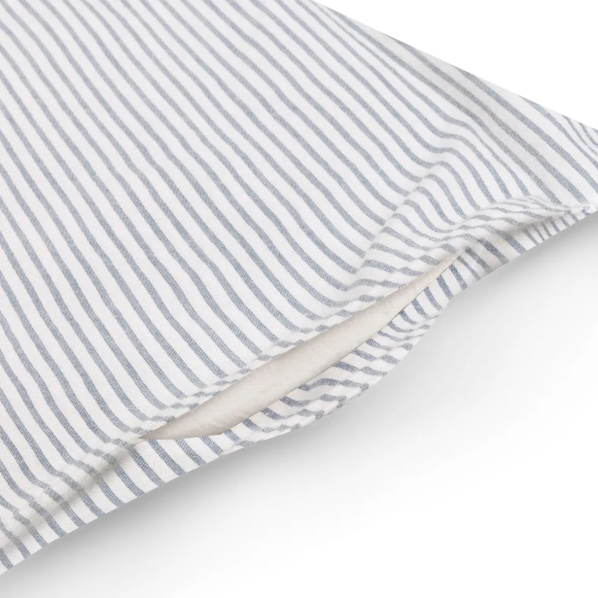 Hot Muji Funda nórdica de algodón con acabado lavado ‐ Doble, Rayé