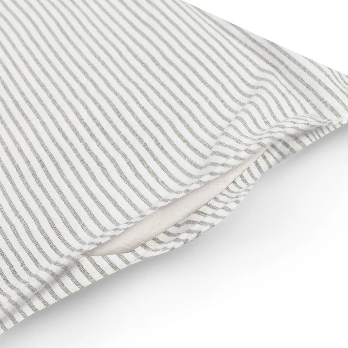 Hot Muji Funda nórdica de algodón con acabado lavado ‐ Doble, Rayé