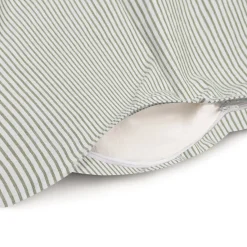 Hot Muji Funda nórdica de algodón con acabado lavado ‐ Doble, Rayé