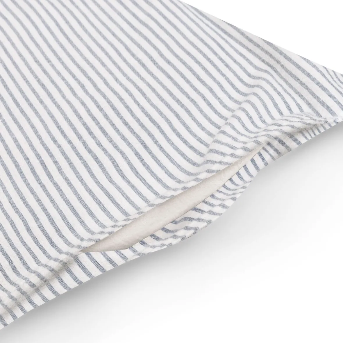Outlet Muji Funda nórdica de algodón con acabado lavado ‐ Doble grande, Rayé