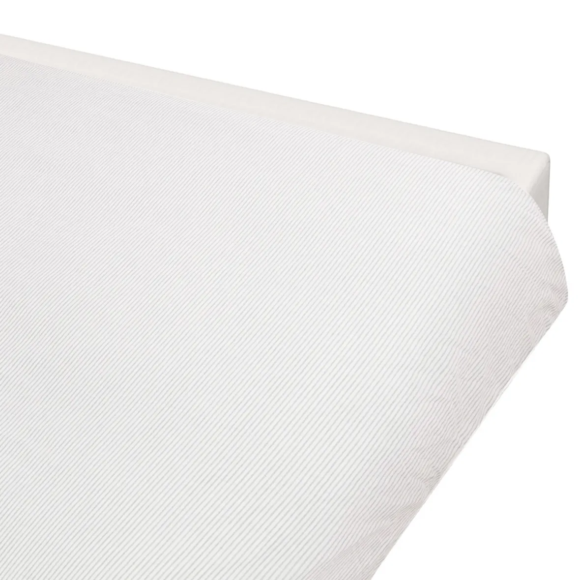 Outlet Muji Funda nórdica de algodón con acabado lavado ‐ Doble grande, Rayé