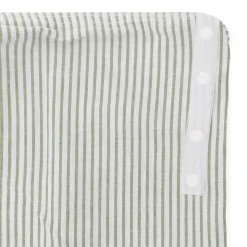 New Muji Funda nórdica de algodón con acabado lavado ‐ Individual, Rayé