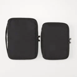 Muji Funda para agenda de poliéster con estuche para bolígrafos A5