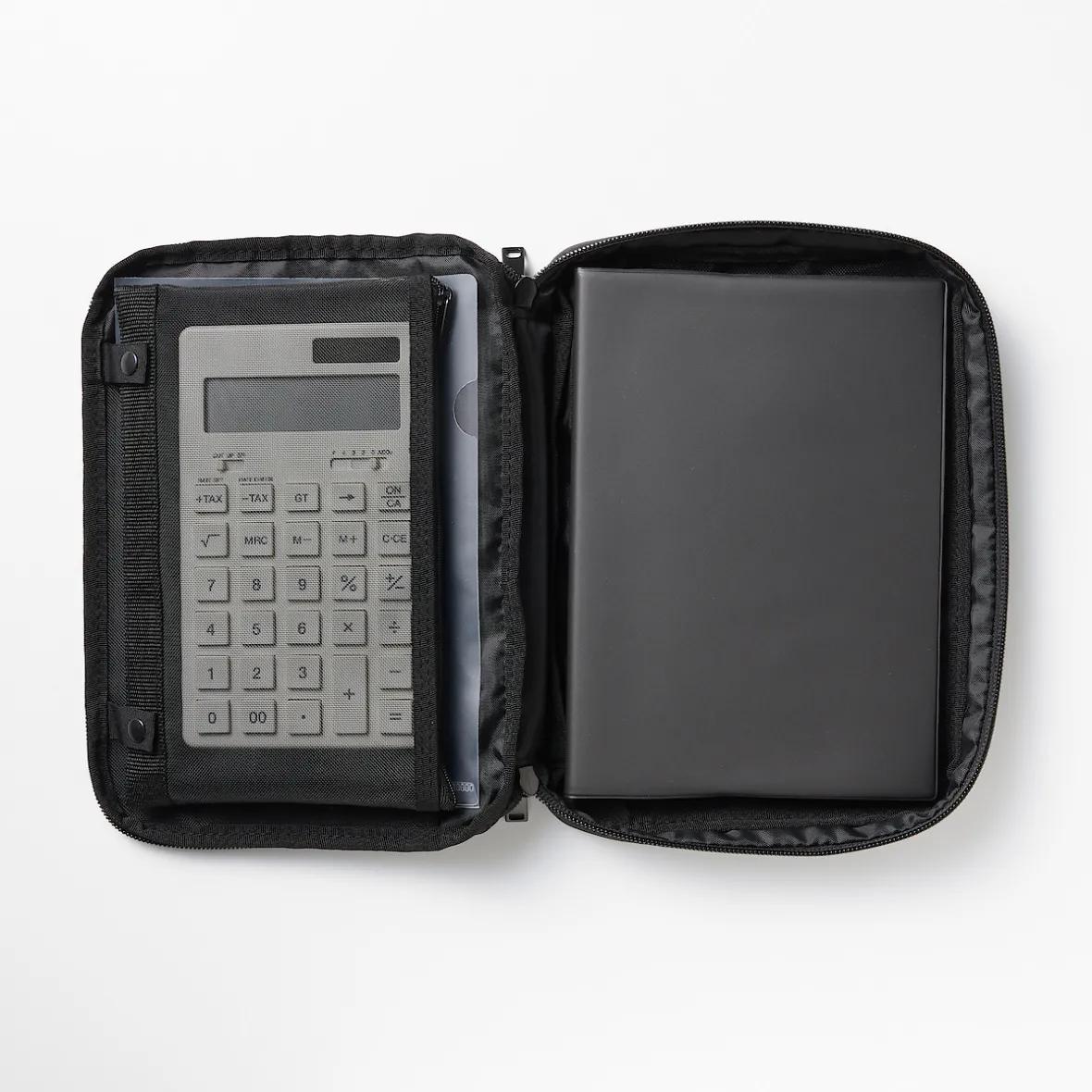 Muji Funda para agenda de poliéster con estuche para bolígrafos A5