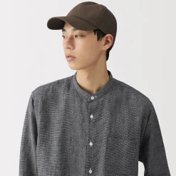 Muji Gorra de sarga de algodón