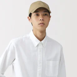 Muji Gorra de sarga de algodón