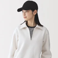 Muji Gorra de sarga de algodón