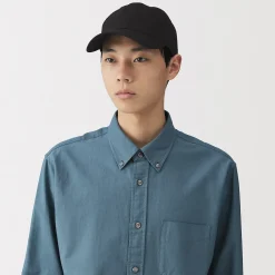 Muji Gorra de sarga de algodón