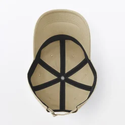 Muji Gorra de sarga de algodón