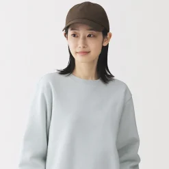 Muji Gorra de sarga de algodón