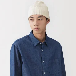 Discount Muji Gorro de algodón y seda