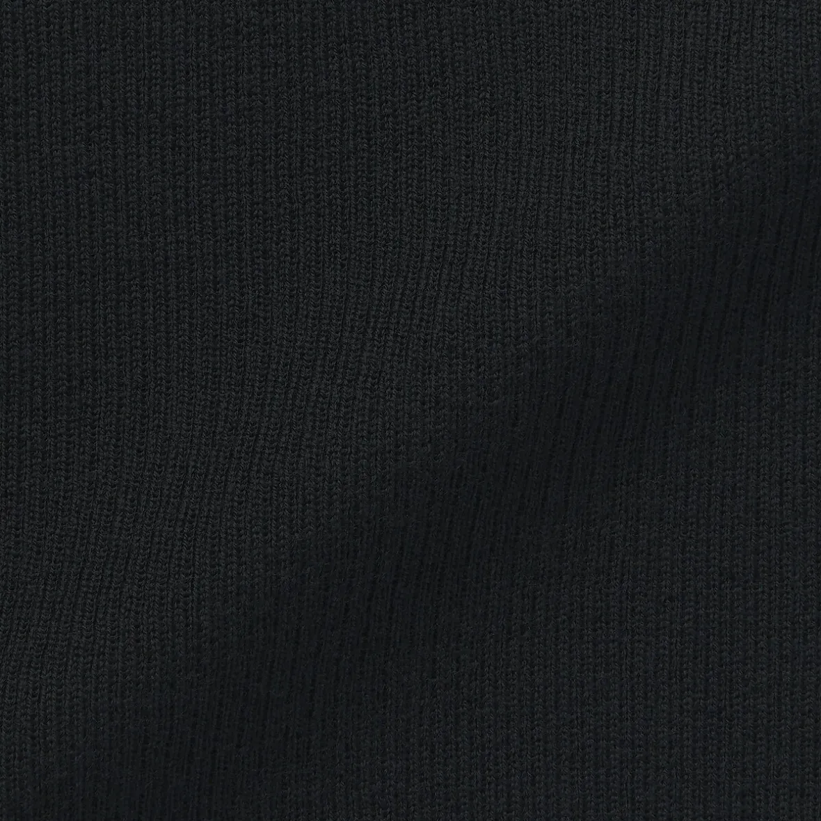 Outlet Muji Jersey de lana con cuello de tortuga acanalado