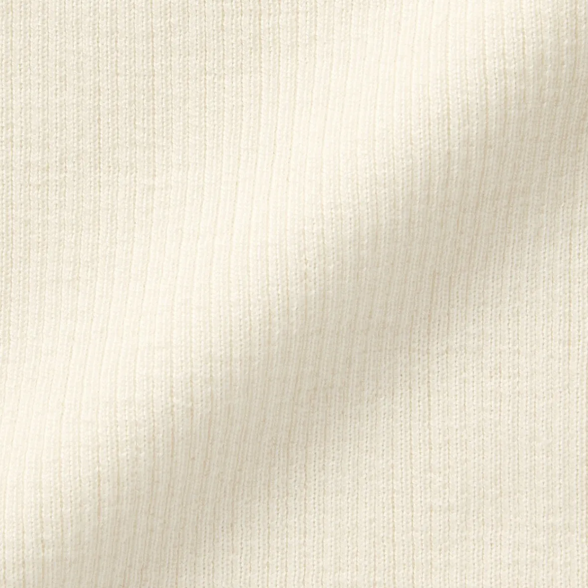 Outlet Muji Jersey de lana con cuello de tortuga acanalado