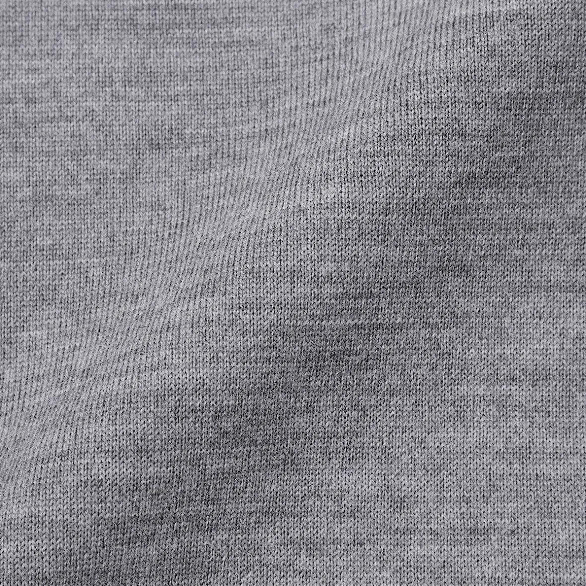 Sale Muji Jersey de lana de punto fino con cuello redondo para hombre