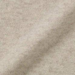 Online Muji Jersey de lana de punto medio con cuello redondo para mujer