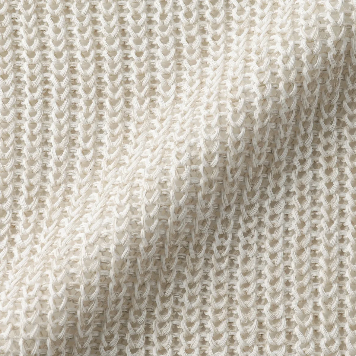 Discount Muji Jersey de punto grueso de algodón orgánico con trenzado para hombre