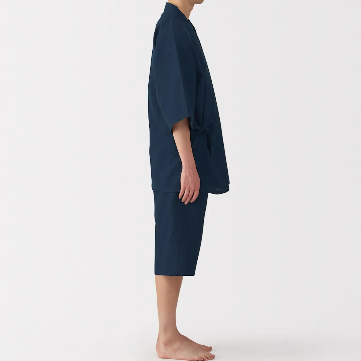 Muji Jinbei waffle unisex de mezcla de lyocell
