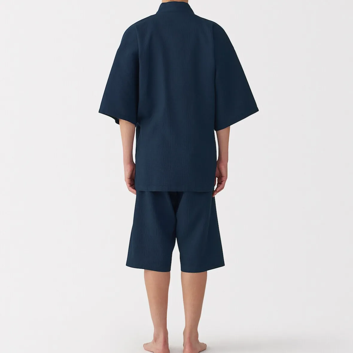 Muji Jinbei waffle unisex de mezcla de lyocell