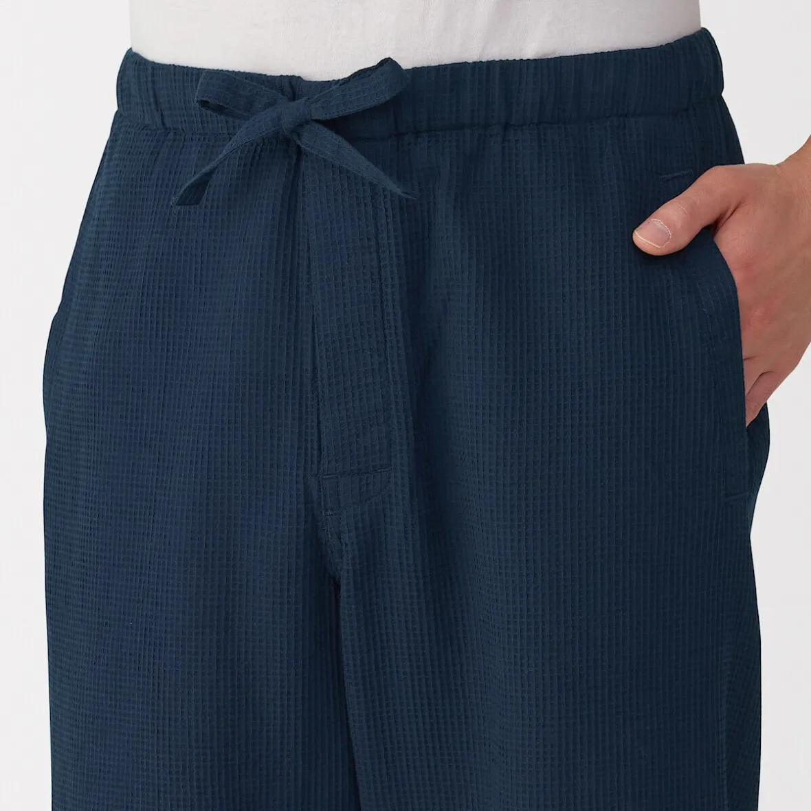 Muji Jinbei waffle unisex de mezcla de lyocell