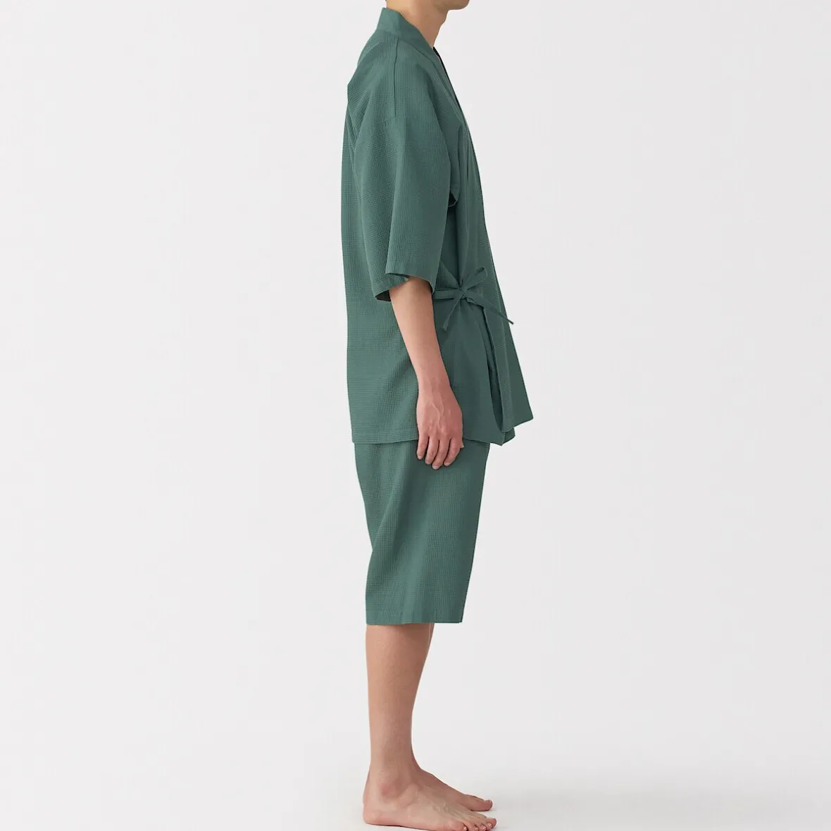 Muji Jinbei waffle unisex de mezcla de lyocell