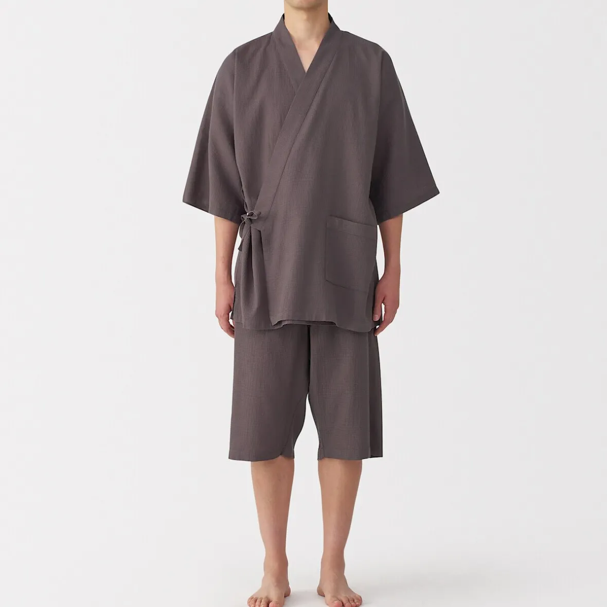 Muji Jinbei waffle unisex de mezcla de lyocell