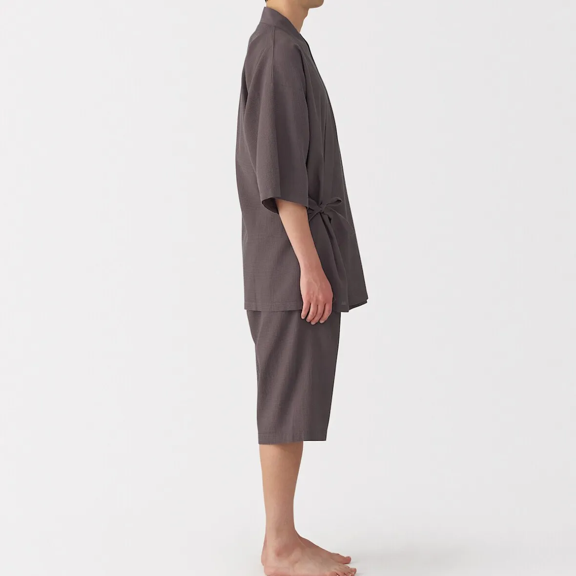 Muji Jinbei waffle unisex de mezcla de lyocell