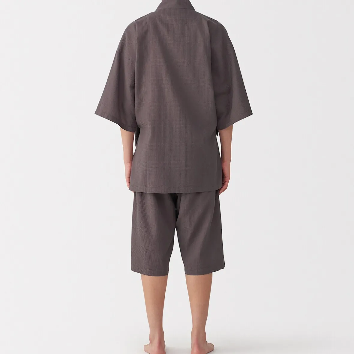 Muji Jinbei waffle unisex de mezcla de lyocell