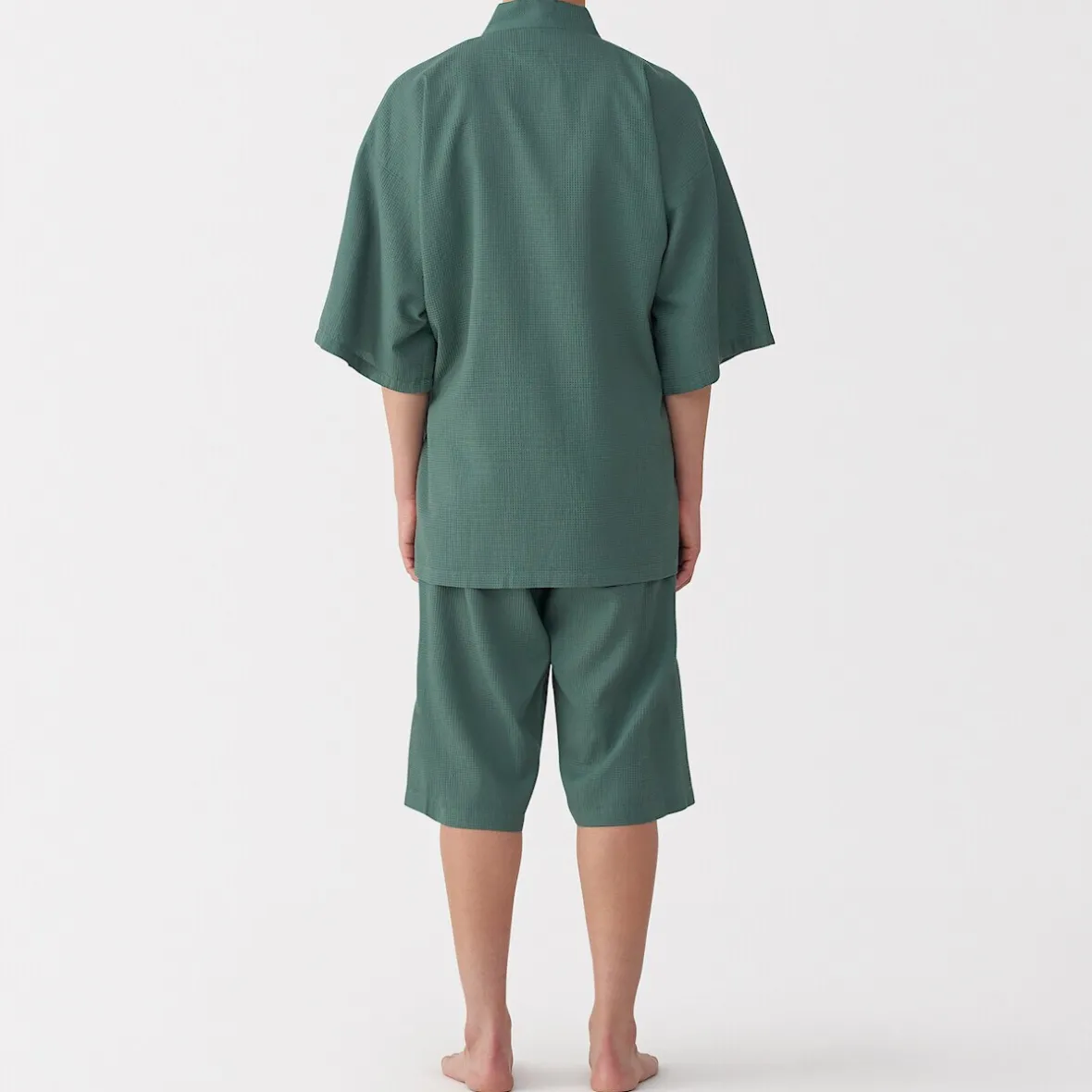 Muji Jinbei waffle unisex de mezcla de lyocell