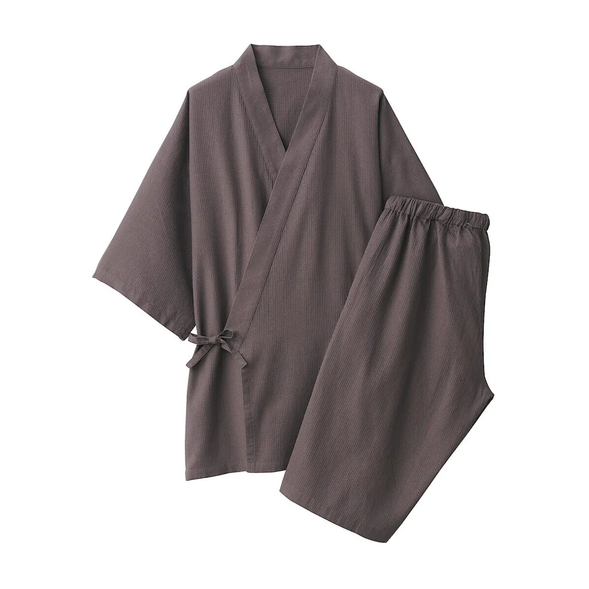 Muji Jinbei waffle unisex de mezcla de lyocell