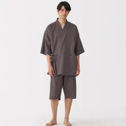Muji Jinbei waffle unisex de mezcla de lyocell
