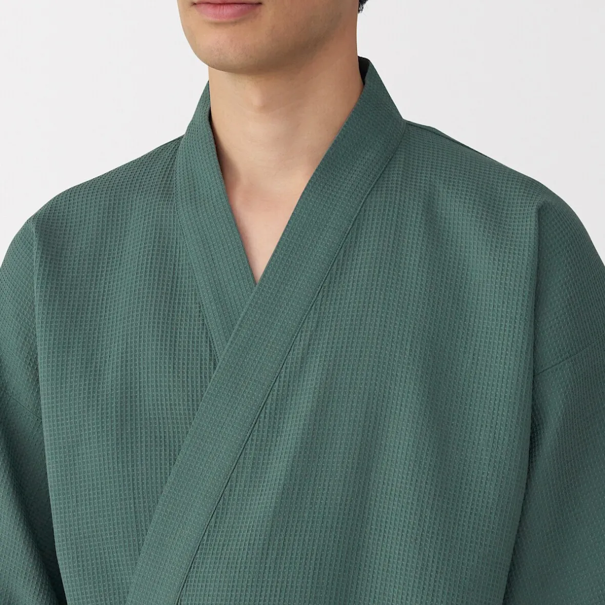 Muji Jinbei waffle unisex de mezcla de lyocell