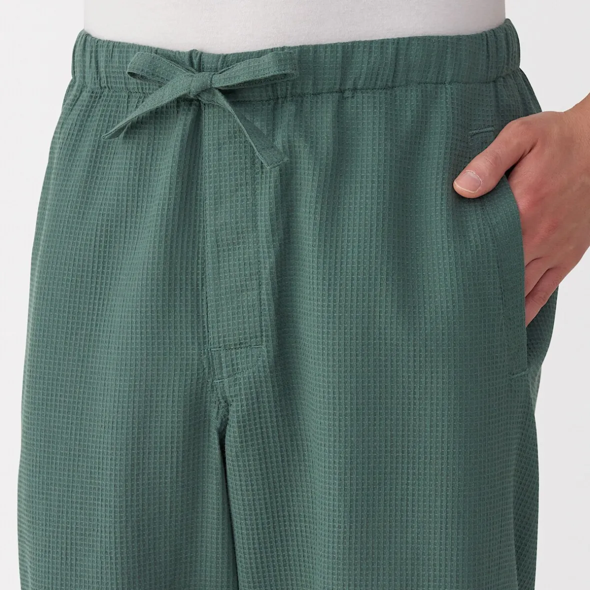 Muji Jinbei waffle unisex de mezcla de lyocell