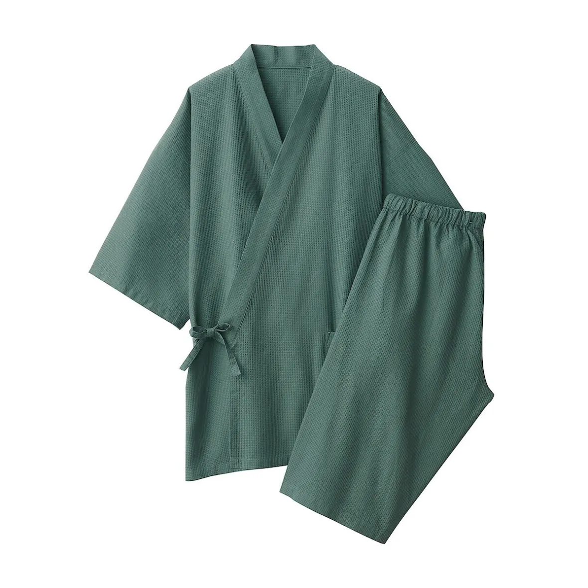 Muji Jinbei waffle unisex de mezcla de lyocell