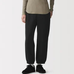 Outlet Muji Joggers de mezcla de algodón para mujer