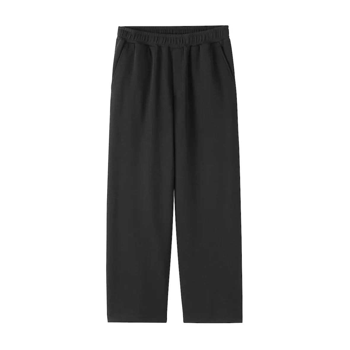 Sale Muji Joggers de punto con dobladillo abierto para hombre