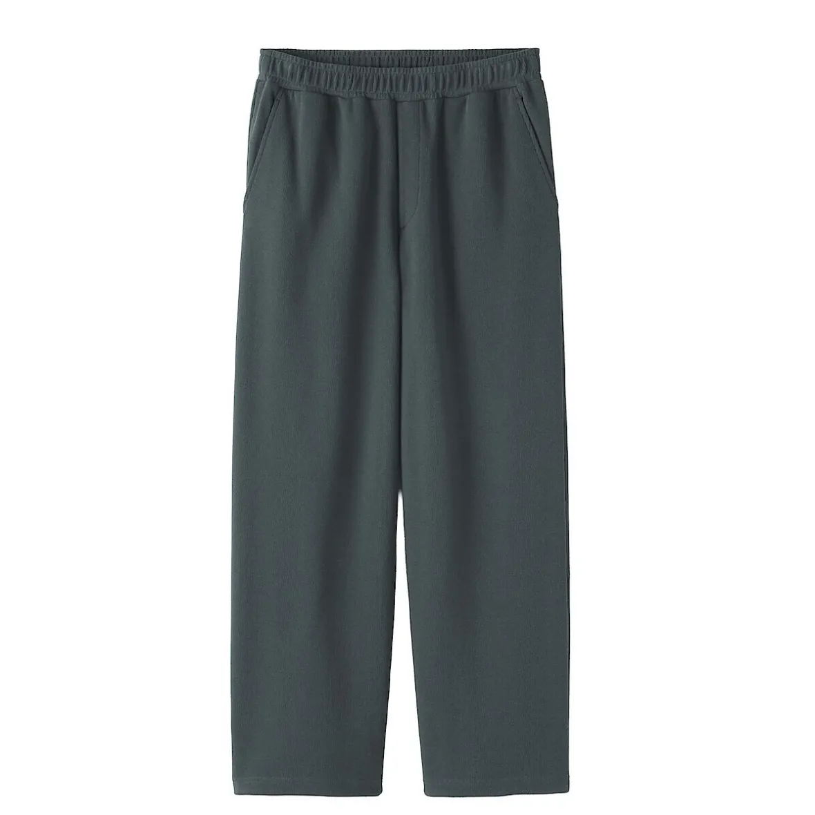 Sale Muji Joggers de punto con dobladillo abierto para hombre