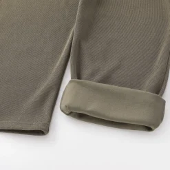 Sale Muji Joggers de punto con dobladillo abierto para hombre