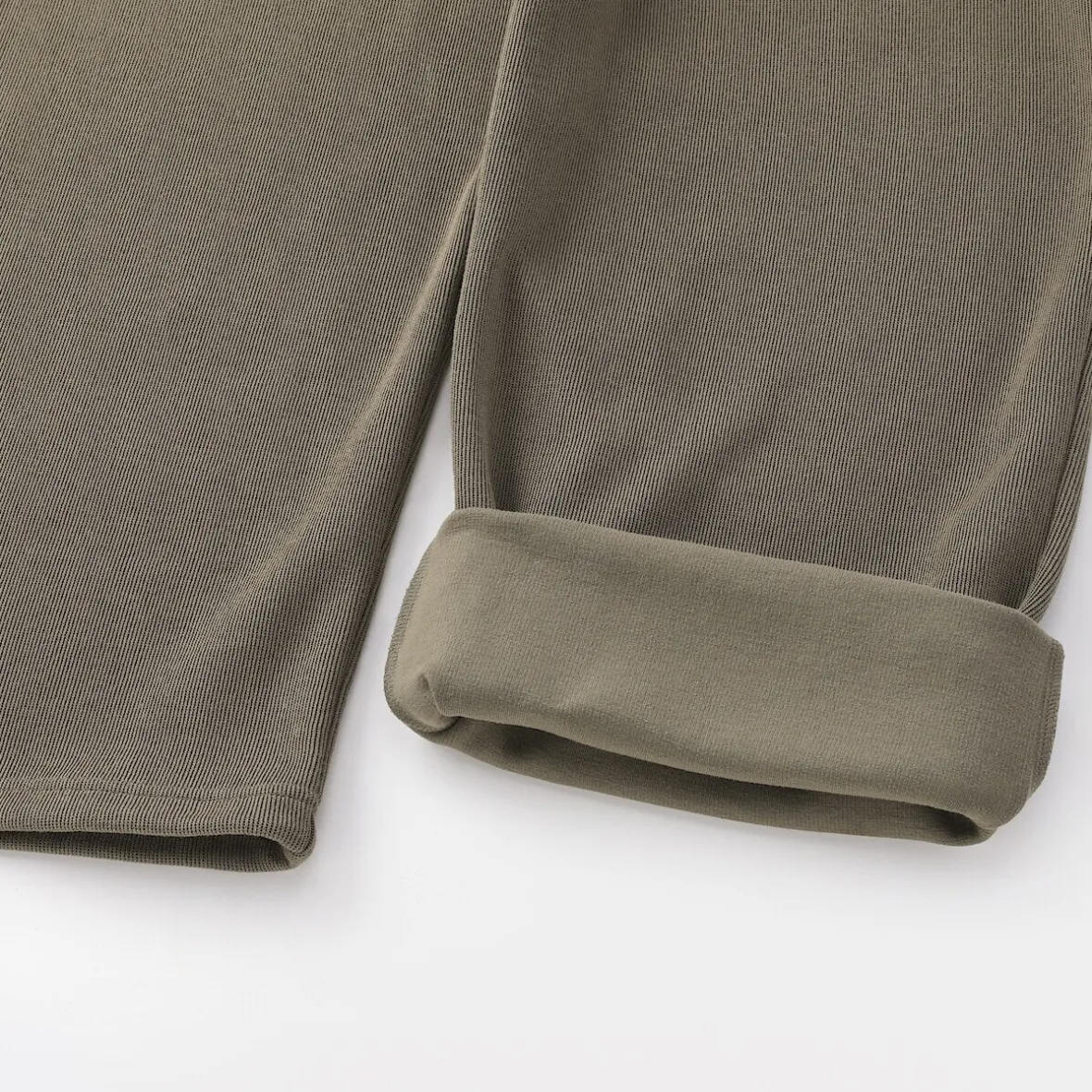 Sale Muji Joggers de punto con dobladillo abierto para hombre