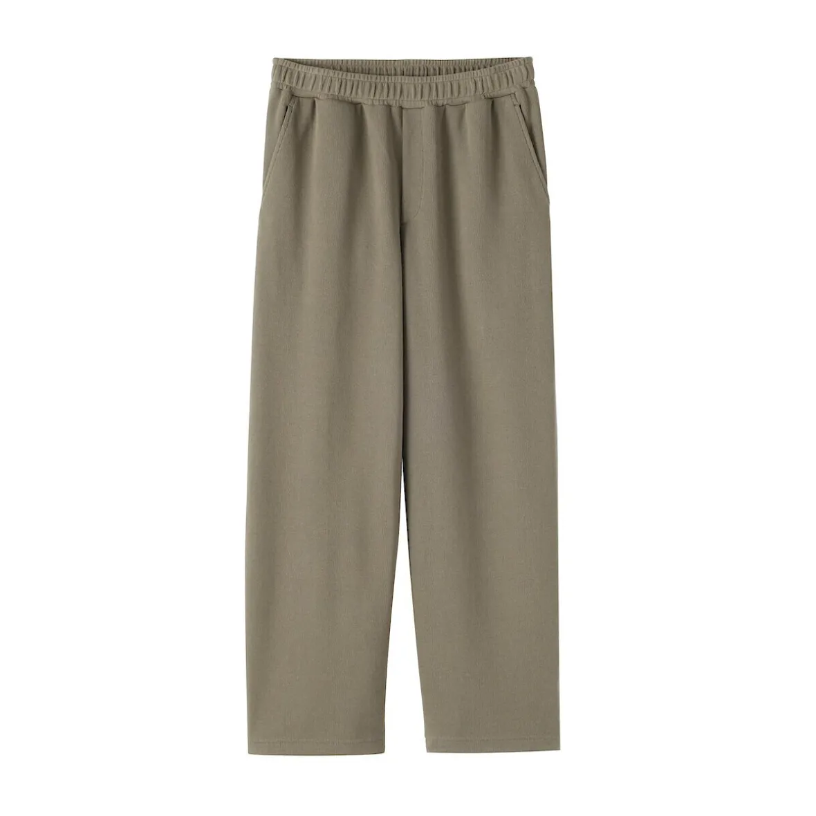 Sale Muji Joggers de punto con dobladillo abierto para hombre