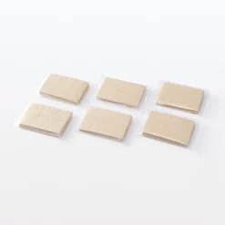 Sale Muji Juego de 6 pañuelos de bolsillo sin blanquear