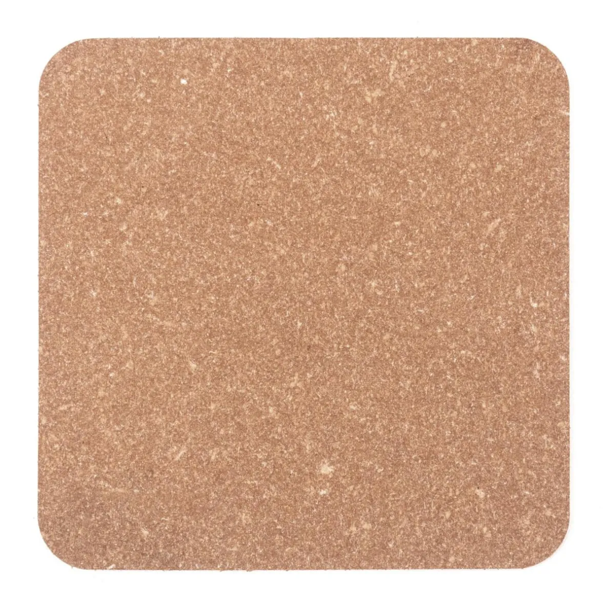 Sale Muji Juego de 4 posavasos rectangulares de cuero reciclado, Eucalipto