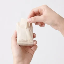 New Muji Juego de 6 servilletas portátiles de papel sin blanquear