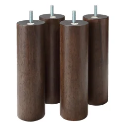 Hot Muji Juego de patas de madera marrón 20cm